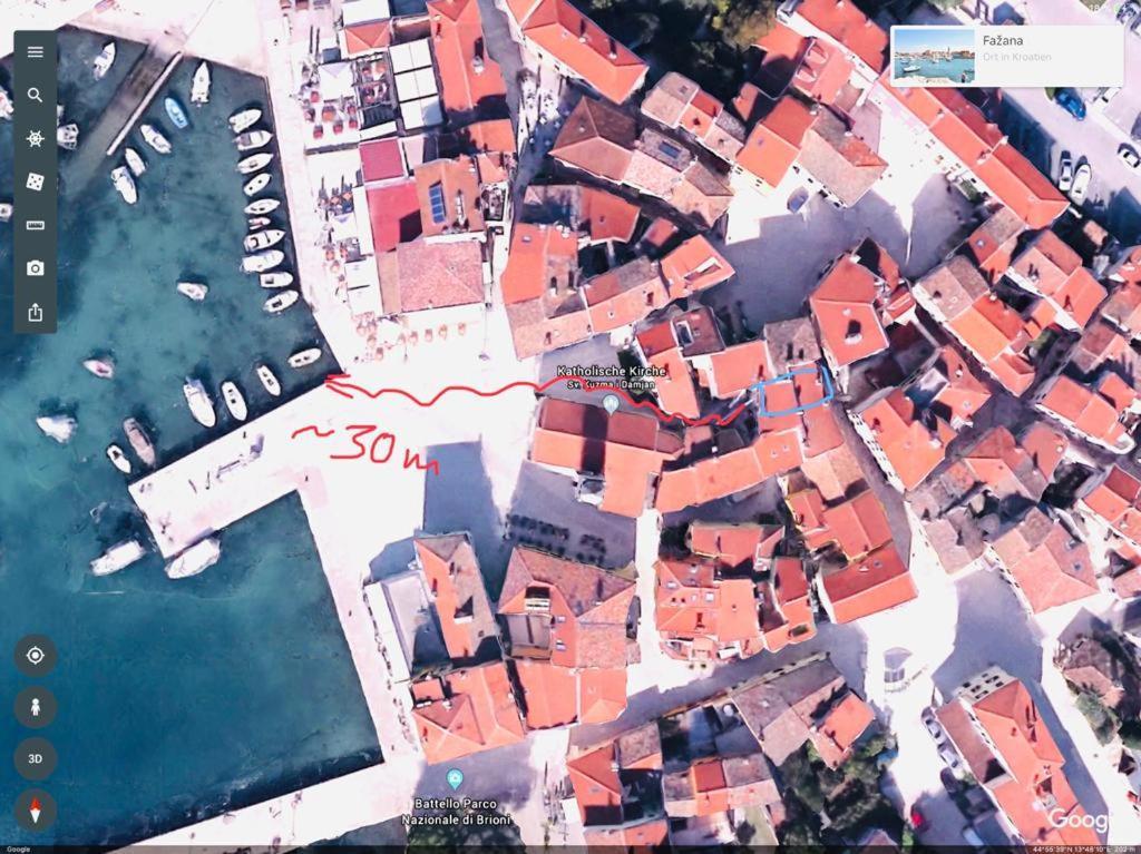Istrian Stone House In The Heart Of The Beautiful Fishing Village Fazana - Only Few Steps From The Sea And The Wonderful Beach - Incl Plasma-Quad-Plus-Filter Against C O V I D 外观 照片